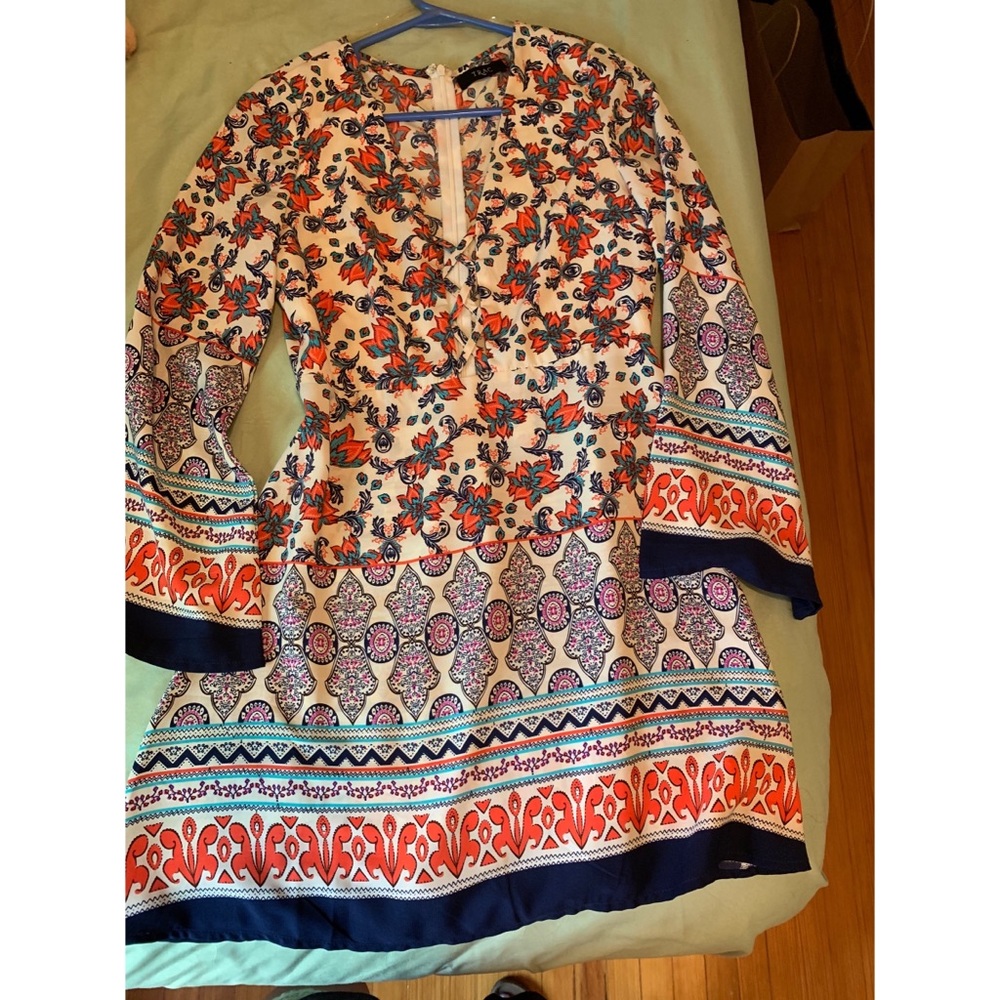 Floral For and Flare Dress S
